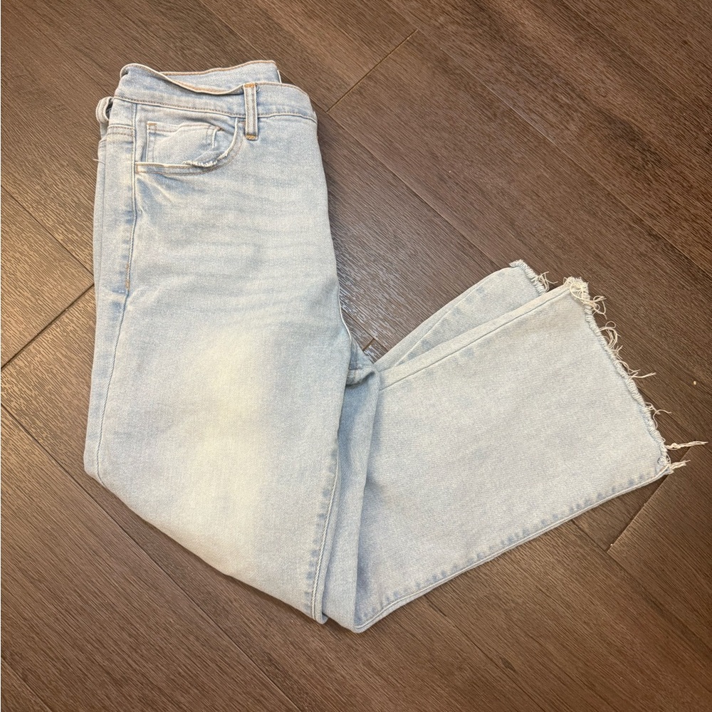 Kensie Light Blue Ankle & Cropped Jeans